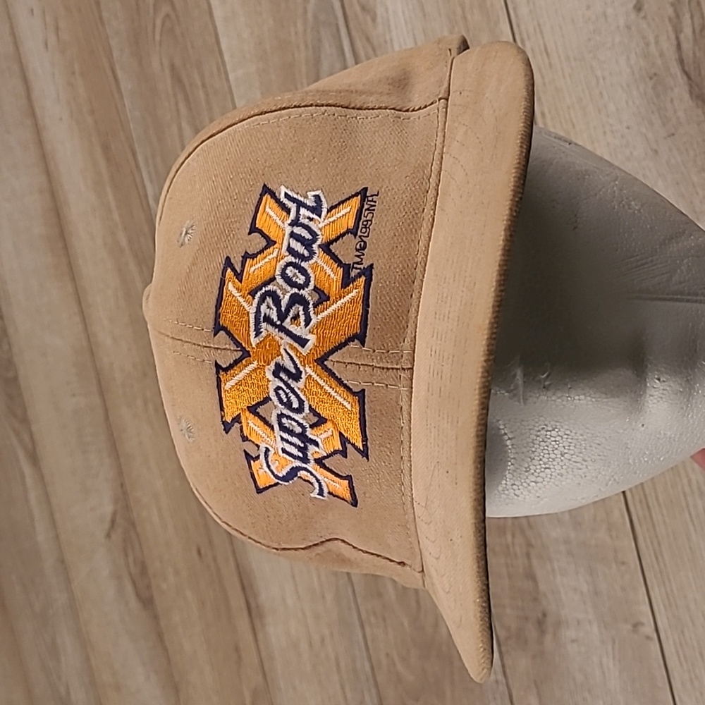 SPORTS SPECIALTIES Super Bowl XXX Tan NFL Mens Snapback Cap Hat‎ 90s VTG RARE